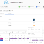 google flight matrix